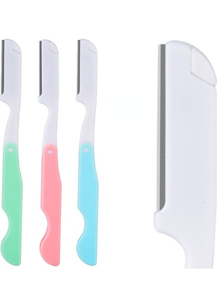 3 Adet Kadın Katlanabilir Kaş Düzeltici Şekillendirici Yüz Vücut Usturası (Yurt Dışından) modelleri