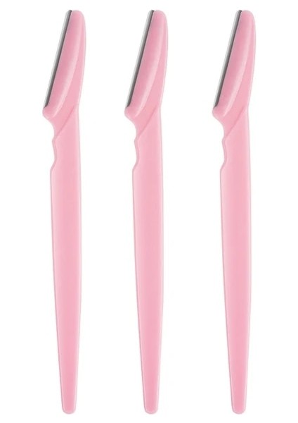 3 Adet Pembe Kadın Kaş Düzeltici Şekillendirici Yüz Usturası 1/3 Adet (Yurt Dışından)