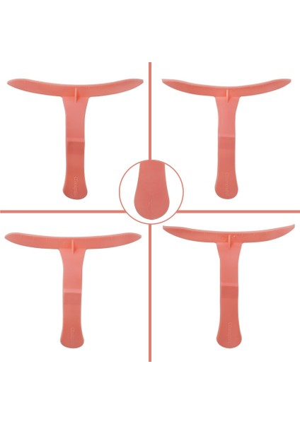 Kaş Şekillendirme Şablon Seti 4 Adet Plastik Kalıcı Makyaj Microblading Konum Bulma Bakım Şablonu Dıy Ölçü Dengesi (Yurt Dışından)