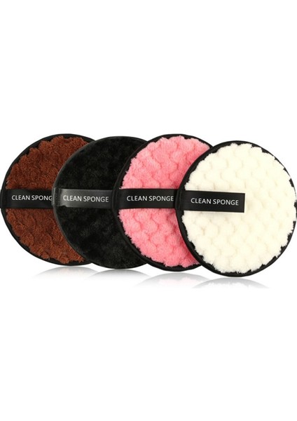 Stil 4 Yeniden Kullanılabilir Fiber Yüz Temizleyici Havlu Sökücü Yüz Temizleme Havlusu Kozmetik Puf Bez Fondöten Sıvı Krem Araçları Pamuk Pedleri (Yurt Dışından) fiyatları