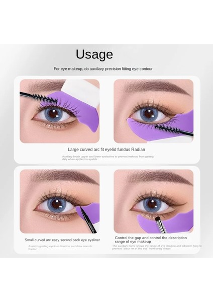 B Rastgele 1 Adet Göz Makyaj Yardımı Eyeliner Şablon Maskara Baffle Eyeliner Kaş Eyeliner Şekillendirici Yardımcısı Güzellik Aracı Profesyonel Şekillendirme Aracı (Yurt Dışından) fırsatları