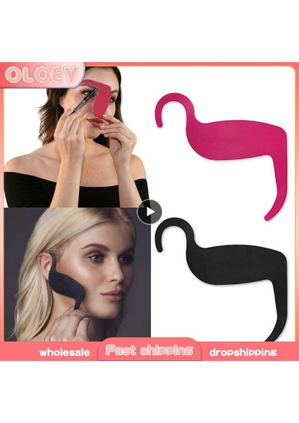 01 8 Adet 1 ~ 10 Adet Profesyonel Doğal Fit Göz Çevreleyici Makyaj Stencil Modelleri Eyeliner Yardım Kartı Dayanıklı Şablon Şekillendirme Araçları Herkes Için (Yurt Dışından) fiyatları