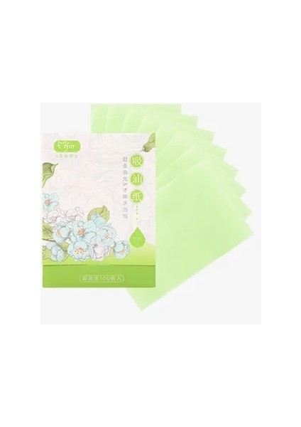 No.8 Yüz Yağı Kurutma Sayfaları Kağıt Temizleme Yüz Yağ Kontrolü Emici Kağıt Güzellik Makyaj Araçları Uygun 100 Adet Bir Kutu (Yurt Dışından)