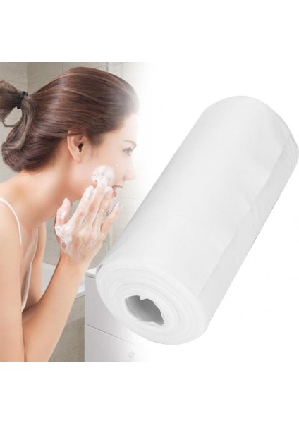 100 Adet/rulo Tek Kullanımlık Yüz Havlusu Banyo Pamuk Yüz Temizleme Havlusu Yumuşak Yüz Mendil Makyaj Mendili Sökücü Ped Makyaj Araçları (Yurt Dışından)
