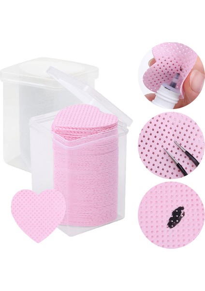 Beyaz 200 Adet Tüy Bırakmayan Kağıt Pamuklu Mendil Tek Kullanımlık Kirpik Uzatma Tutkal Sökücü Pedleri Temizlik Mendilleri Makyaj Kirpik Uzatma Malzemeleri (Yurt Dışından) fiyatları