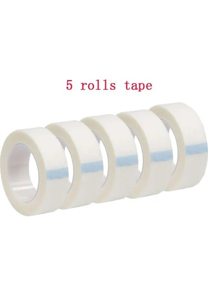5 Rulo 1.2cm 5rolls Kirpik Uzatma Tüy Bırakmayan Göz Altı Pedleri Nefes Alabilen Aşı Yanlış Kirpik Kağıt Yama Tıbbi Bant Makyaj Araçları (Yurt Dışından)