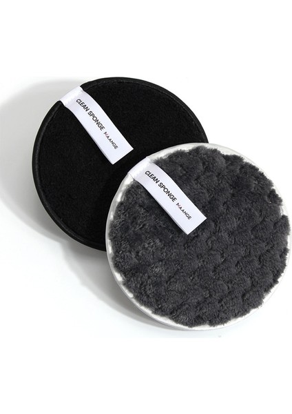 2 Adet Siyah 1 Adet/2 Adet Makyaj Temizleme Pedleri Mikrofiber Yeniden Kullanılabilir Yüz Havlusu Makyaj Mendilleri Kumaş Pamuk Yeniden Kullanılabilir Pedler Cilt Bakımı Temizleme Pufu (Yurt Dışından)