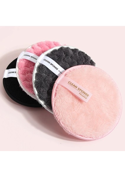 2 Adet Siyah 1 Adet/2 Adet Makyaj Temizleme Pedleri Mikrofiber Yeniden Kullanılabilir Yüz Havlusu Makyaj Mendilleri Kumaş Pamuk Yeniden Kullanılabilir Pedler Cilt Bakımı Temizleme Pufu (Yurt Dışından)