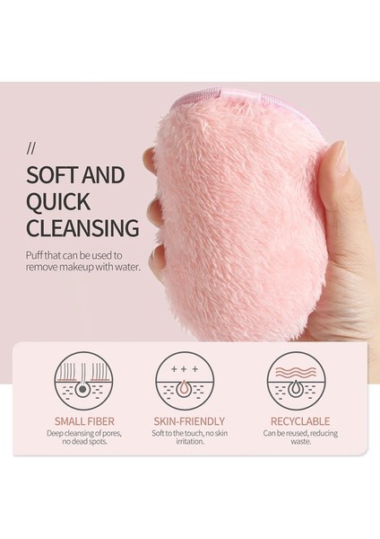 2 Adet Siyah 1 Adet/2 Adet Makyaj Temizleme Pedleri Mikrofiber Yeniden Kullanılabilir Yüz Havlusu Makyaj Mendilleri Kumaş Pamuk Yeniden Kullanılabilir Pedler Cilt Bakımı Temizleme Pufu (Yurt Dışından)