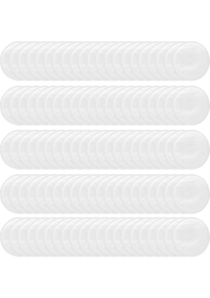 100 Adet Makyaj Kozmetik Pamuk Pedler Kirpik Tutkal Kalınlaşmış Yüz Pamuk Makyaj Çıkarıcı Yuvarlak Şekilli Araçları 3 Katmanlar Malzemeleri (Yurt Dışından)