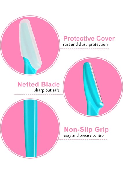 100 Adet Sarı 150/80/20 Adet Kaş Bıçağı Emniyet Kapağı ile Çok Amaçlı Yüz Tıraş Bıçağı Kaş Saç Düzeltici Epilatör Profiler Dermaplane Aracı (Yurt Dışından) indirimleri