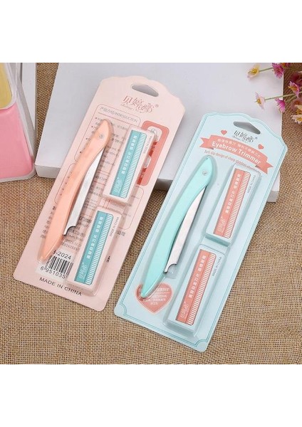 Rastgele Renk Sıcak Kadın 10 Jiletli Kaş Düzeltici Şekillendirici Yüz Usturası (Yurt Dışından)