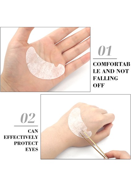 100 Adet Mavi Göz Yamaları Jel Pedleri Kirpik Uzatma Kaldırma Aksesuarları Etiket Kağıdı Kirpik Uzatma Malzemeleri Ped Jel Makyaj Araçları (Yurt Dışından) modelleri