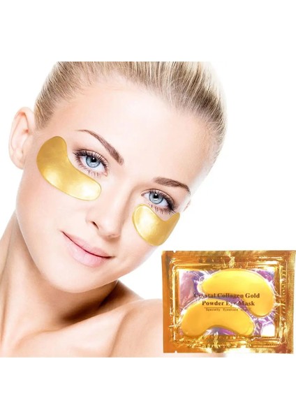 100 Çift Altın Kollajen 24 K Altın Serum Göz Altındaki Gözler Koyu Halkalar/maske Anti Aging/şişlik Nemlendirici Göz Bandı Göz Pedleri (Yurt Dışından)