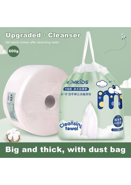 Açık Yeşil Yüz Mendilleri Kalınlaştırılmış Mendil Bezi Kalın Kokusuz Tek Kullanımlık Yüz Havlusu Rulosu Hassas Ciltler Için Makyaj Temizleme Için Ideal Bebek Bakımı (Yurt Dışından) fiyatları