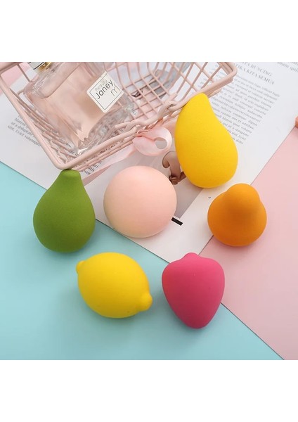 Limon 3 Adet Şeftali Güzellik Yumurta Meyve Sünger Tozu Puf Mango Yumurta Makyaj Yumurta Yüz Vakıf Krem Kapatıcı Kadın Makyaj Aksesuarları Aracı (Yurt Dışından) fiyatları