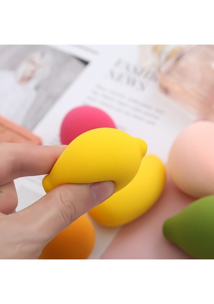 Limon 3 Adet Şeftali Güzellik Yumurta Meyve Sünger Tozu Puf Mango Yumurta Makyaj Yumurta Yüz Vakıf Krem Kapatıcı Kadın Makyaj Aksesuarları Aracı (Yurt Dışından) indirimleri