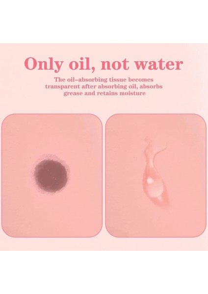 Mavi 100 Adet Yüz Yağ Kurutma Kağıdı Paspas Mendil Yüz Emici Kağıt Temizleyici Yağ Kontrolü Yağ Emici Yüz Temizleme Makyaj Araçları (Yurt Dışından) indirimleri