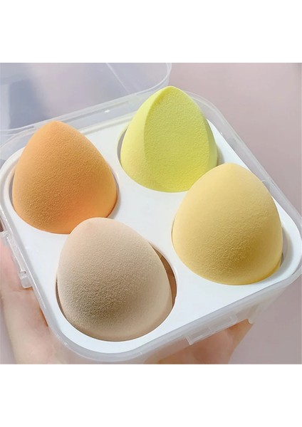 Stil 5 8pcs/4pcs Makyaj Blender Güzellik Yumurta Seti Kabak Su Damlası Puf Makyaj Puf Seti Renkli Yastık Kozmetik Sünger Islak ve Kuru Kullanım (Yurt Dışından) modelleri