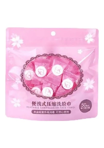 50 Adet Yeni Havlu Mendil Tablet Plaj Seyahat Kuru 2023 Plaj Havlusu Sıcak Mini Yüz Bakımı Tek Kullanımlık Yüz Havlusu Sıkıştırılmış Para Taşınabilir (Yurt Dışından)