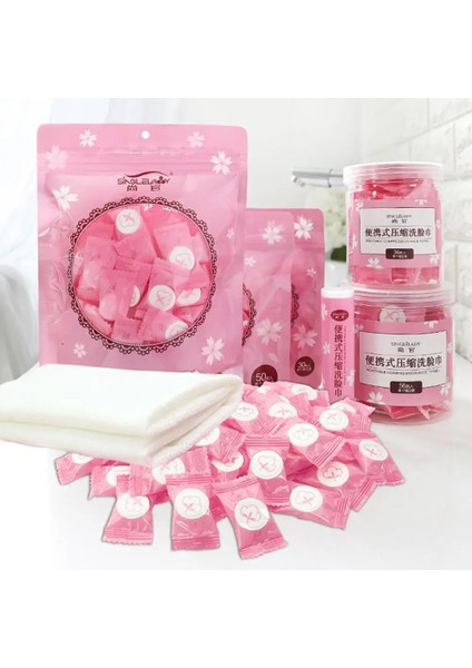 50 Adet Yeni Havlu Mendil Tablet Plaj Seyahat Kuru 2023 Plaj Havlusu Sıcak Mini Yüz Bakımı Tek Kullanımlık Yüz Havlusu Sıkıştırılmış Para Taşınabilir (Yurt Dışından) fiyatları