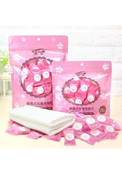 50 Adet Yeni Havlu Mendil Tablet Plaj Seyahat Kuru 2023 Plaj Havlusu Sıcak Mini Yüz Bakımı Tek Kullanımlık Yüz Havlusu Sıkıştırılmış Para Taşınabilir (Yurt Dışından) modelleri