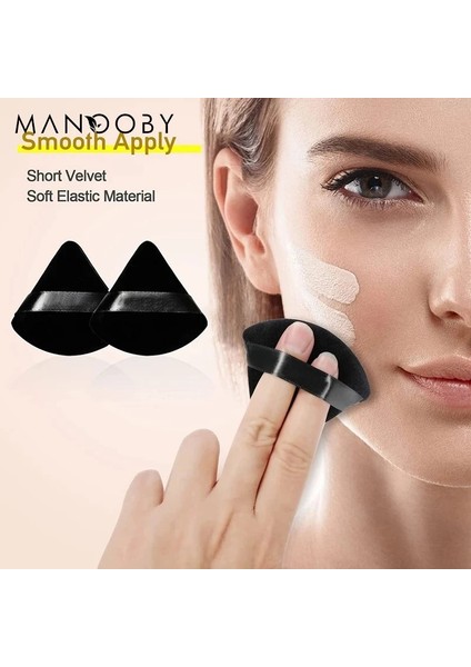 Mix-5pcs 5 Adet Kadife Üçgen Toz Puf Kozmetik Yumuşak Pamuk Tozu Puf Kozmetik Fondöten Makyaj Araçları Kuru ve Islak Makyaj Süngerleri (Yurt Dışından) fiyatları