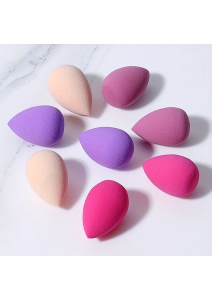 8 Adet (Q) 8 Adet Makyaj Süngeri Fondöten Tozu Kapatıcı Krem Kozmetik Puf Yüz Yıkama Süngerleri Makyaj Araçları (Yurt Dışından)