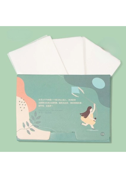 No.5 100 Adet Yüz Emici Kağıt Yüz Mendil Matcha Anti-Yağ Kağıt Yağ Emici Levhalar Kozmetik Makyaj Yüz Temizleme Araçları (Yurt Dışından) fırsatları