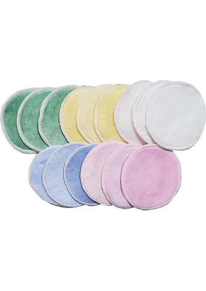 Pembe 10PC Yeniden Kullanılabilir Pamuk Pedler Makyaj Çıkarıcı Pedler Yıkanabilir Yuvarlak Bambu Makyaj Pedleri Kumaş Emzirme Pedleri Cilt Bakımı Aracı Cilt Temizleme (Yurt Dışından) indirimleri