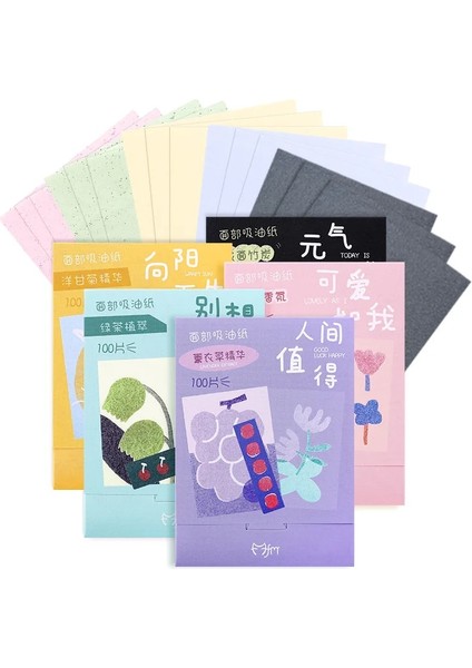 Gül 100 Adet 100 Adet/kutu Yüz Yağ Kurutma Kağıdı Taşınabilir Paspas Yüz Mendil Yüz Temizleyici Yağ Kontrolü Yağ Emici Yüz Temizleme Araçları Yeni (Yurt Dışından) fiyatları