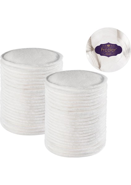 Gösterildiği Gibi Frcolor 200 Adet Makyaj Pamuğu Yuvarlak Pedler Kalınlaşmış Üç Katmanlı Yüz Pamuğu Pedleri Sökücü (Yurt Dışından) indirimleri