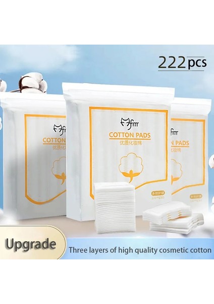 222PCS 222PCS Pamuk Pedler Yüz Makyaj Ürünü Tek Kullanımlık Makyaj Çıkarıcı Pamuk Yüz Temizleme Nemlendirici Organik Cilt Bakımı Aksesuarları (Yurt Dışından) fiyatları