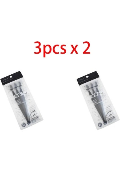 3 Adet x 2 3 ~ 30 Adet Kadın Kaş Düzeltici Şekillendirici Yüz Usturası(Yurt Dışından)