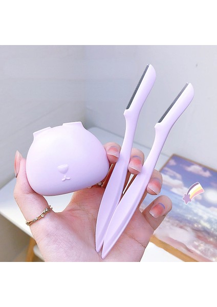 Mavi 2 Adet Kadın Kaş Düzeltici Şekillendirici Yüz Usturası (Yurt Dışından) indirimleri