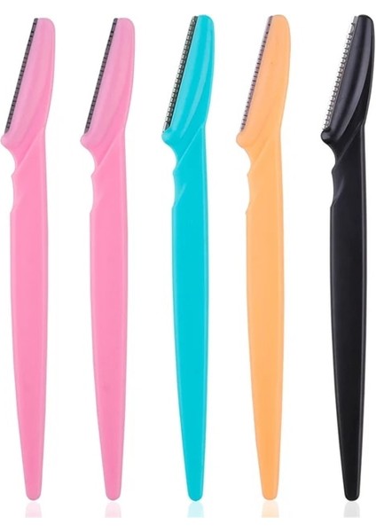 5 Adet Mix Renk A 2/4/5 Adet Kadın Kaş Düzeltici Taşınabilir Yüz Usturası (Yurt Dışından)