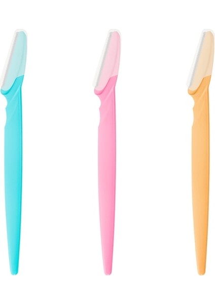 3 Adet Rastgele Renk 3 Adet Rastgele Renk Kadın Kaş Düzeltici Şekillendirici Yüz Usturası (Yurt Dışından)