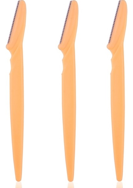 3 Adet Sarı 3/4/10 Adet Kadın Kaş Düzeltici Şekillendirici Yüz Usturası (Yurt Dışından)