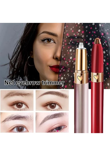 Beyaz Kadın Elektrikli Kaş Düzeltici Şekillendirici Kalem Epilatör (Yurt Dışından) modelleri