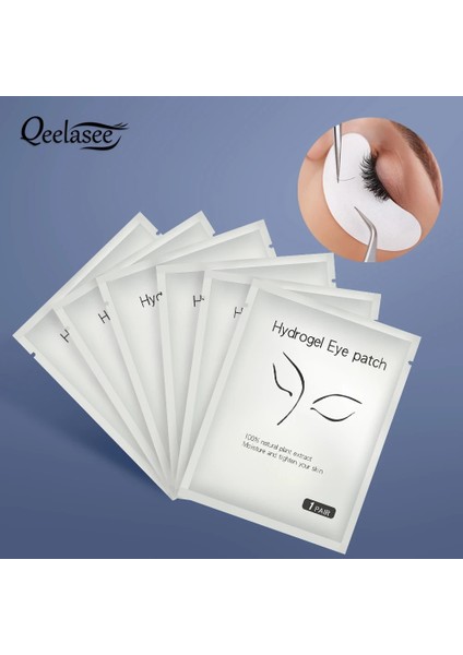 50 Çift Qeelasee 20/50/100 Çift Tüy Bırakmayan Göz Altı Yamaları Hidrojel Jel Göz Pedleri Kirpik Uzatma Için Yüksek Kaliteli Göz Yamaları (Yurt Dışından)