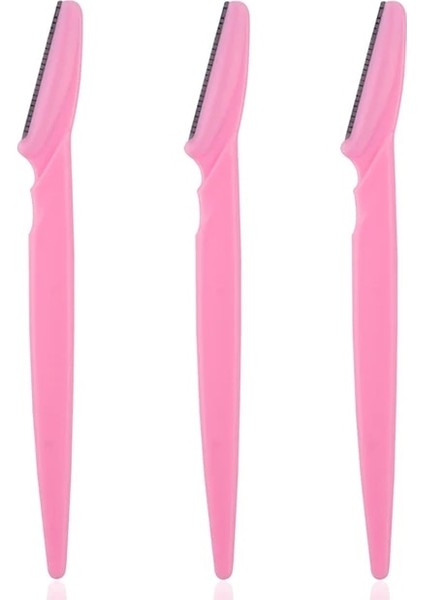 3 Adet Pembe 3/4/10 Adet Kadın Kaş Düzeltici Şekillendirici Ustura (Yurt Dışından)