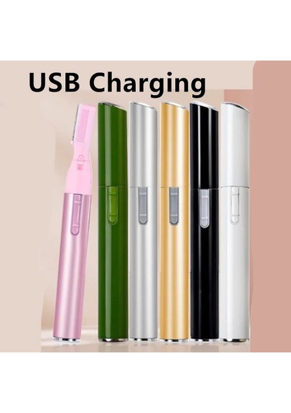 Siyah Kutu ile Taşınabilir Mini Elektrikli USB Şarjlı Kadın Yüz Epilatör 2 # (Yurt Dışından) fırsatları