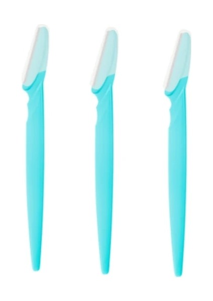 3 Adet Mavi 1/3/10 Adet Kadın Kaş Düzeltici Şekillendirici Yüz Usturası (Yurt Dışından)