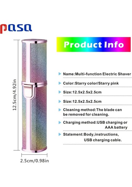 Ch Aaa 1 Adet Elektrikli Taşınabilir Kaş Düzeltici 2'si 1 Arada Mini Epilatör (Yurt Dışından) fırsatları