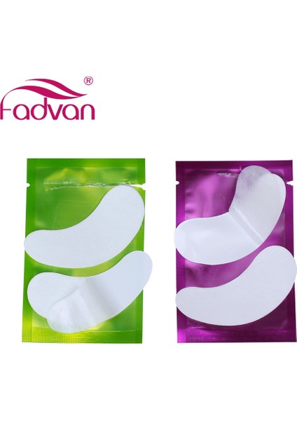 Kirpik Yapısı Için Yeşil 100 Fadvan Göz Yamaları Kirpik Uzantıları Için 50/100 Çift Kirpik Yamaları Aşılama Araçları Göz Pedleri Altında (Yurt Dışından) modelleri