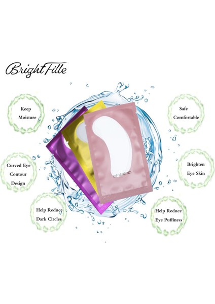 PURPLE-100 Eyepads 50/100/200 Pairs Kirpik Kağıt Yamalar Göz Pedleri Kirpik Gözler Yamalar Tüy Bırakmayan Ücretsiz Kadın Eyepads Kirpik Uzatma Araçları (Yurt Dışından) modelleri
