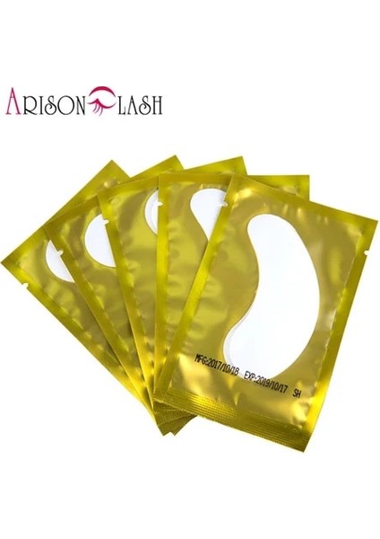 50 Adet-Altın 100 Çift Kirpik Uzatma Kağıt Yamalar Aşılı Göz Çıkartmalar 7 Renk Kirpik Göz Pedleri Altında Göz Kağıt Yamalar Ipuçları Etiket (Yurt Dışından)