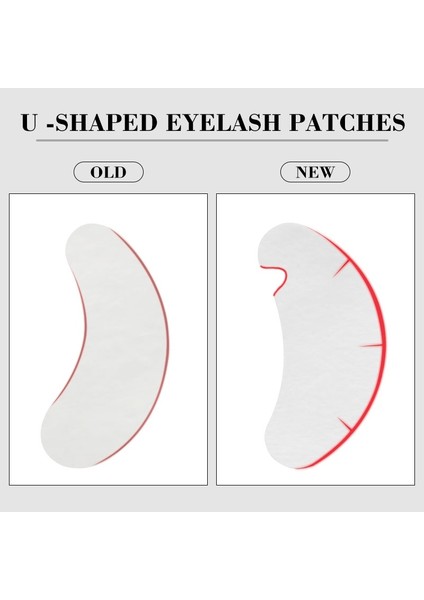 50PAIRS-MOR 50PAIRS U Kağıt Yamalar Kirpik Göz Pedleri Altında Kirpik Kirpik Uzatma Kağıt Yamalar Göz Ipuçları Etiket Sarar Makyaj Araçları (Yurt Dışından) indirimleri