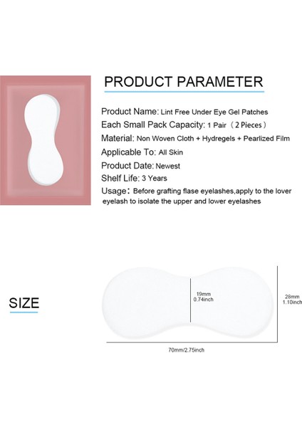 50 Çift Gül Kırmızı 50 Çift Yeni Kabak Şekli Kirpik Yamalar Hidrojel Jel Göz Pedleri Kirpik Uzatma Ipuçları Çıkartmalar Göz Pedleri Altında Makyaj Uygulaması (Yurt Dışından) indirimleri