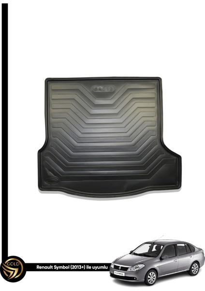 Renault Symbol 2013+ 3D Havuzlu Oto Paspas ve Bagaj Havuzu Dizayn Seti